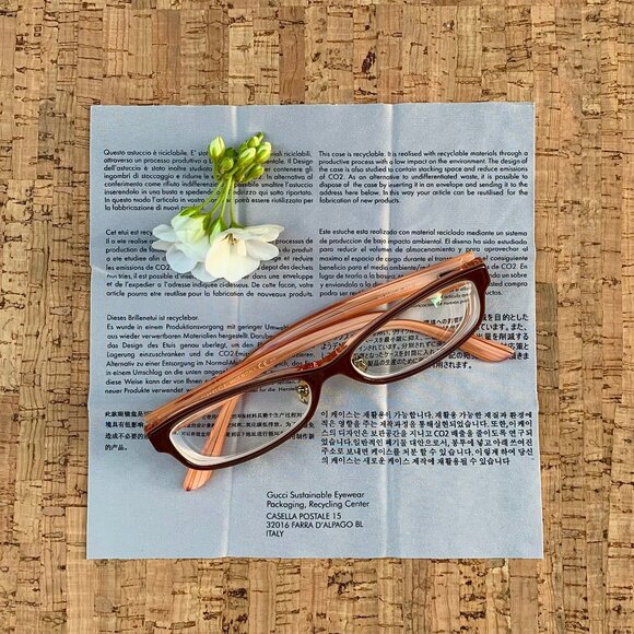 Gucci Italian eyeglasses with case and cloth - Picture 5 of 12